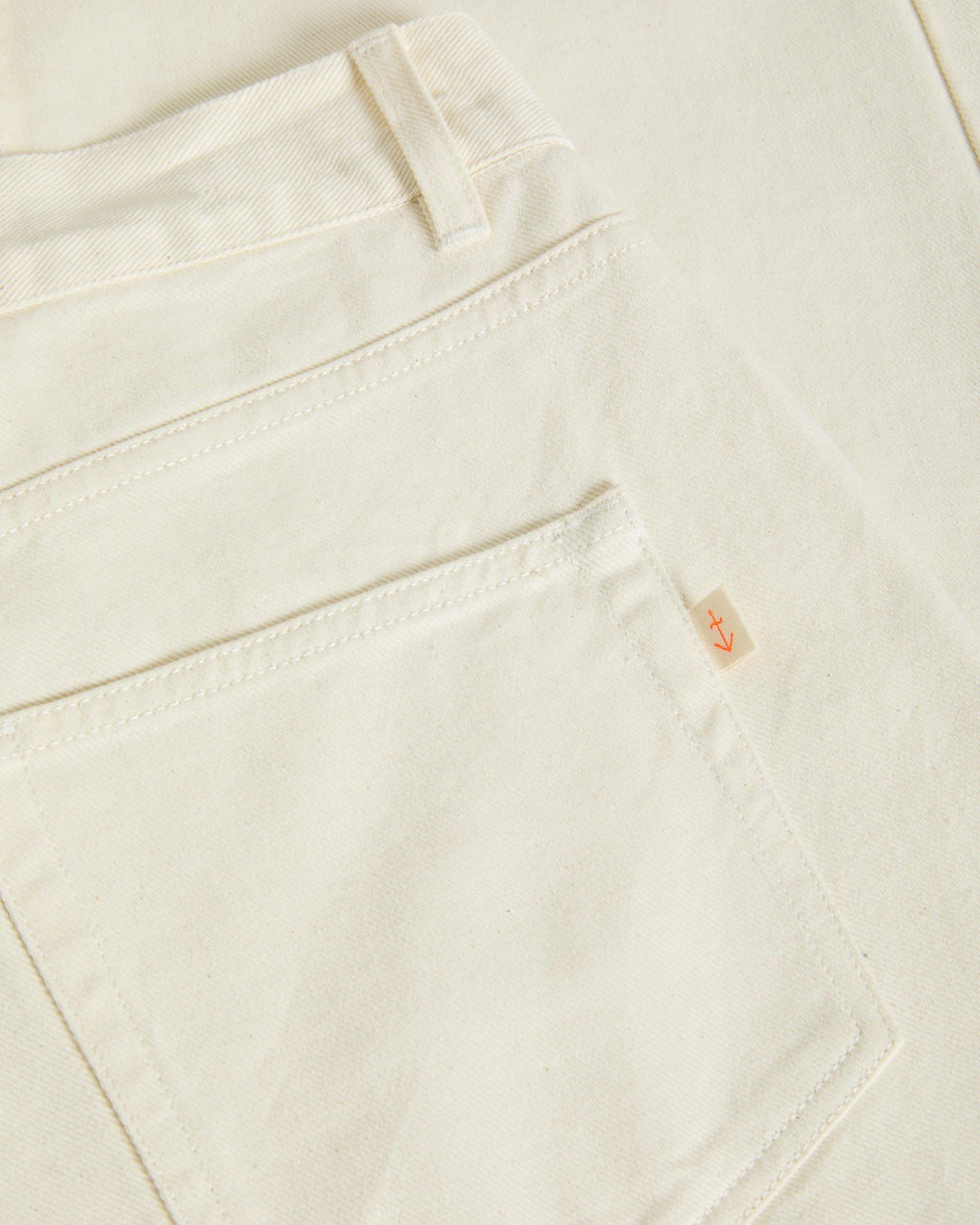 Medina Off-White Denim Trousers - LA PAZ