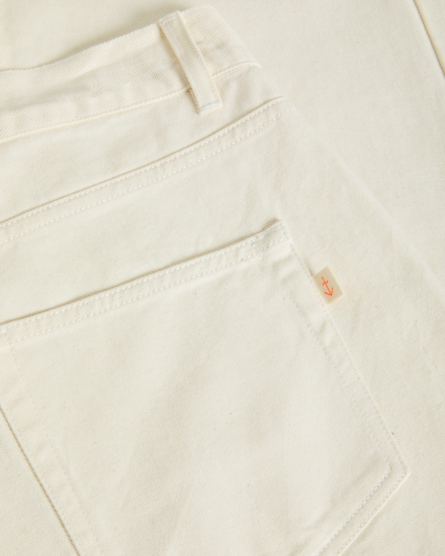 Medina Off-White Denim Trousers - LA PAZ