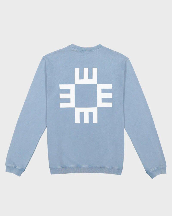 Light Blue Sweater whit White Logo - ELEX