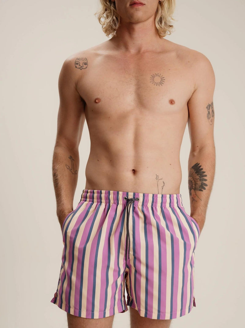 Daylight Striped Swim Trunk - Mustique