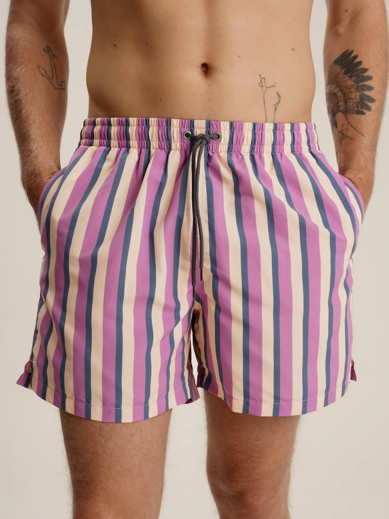 Daylight Striped Swim Trunk - Mustique