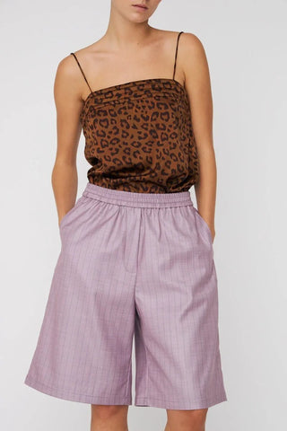 Animal Printed Silk Top Leopard