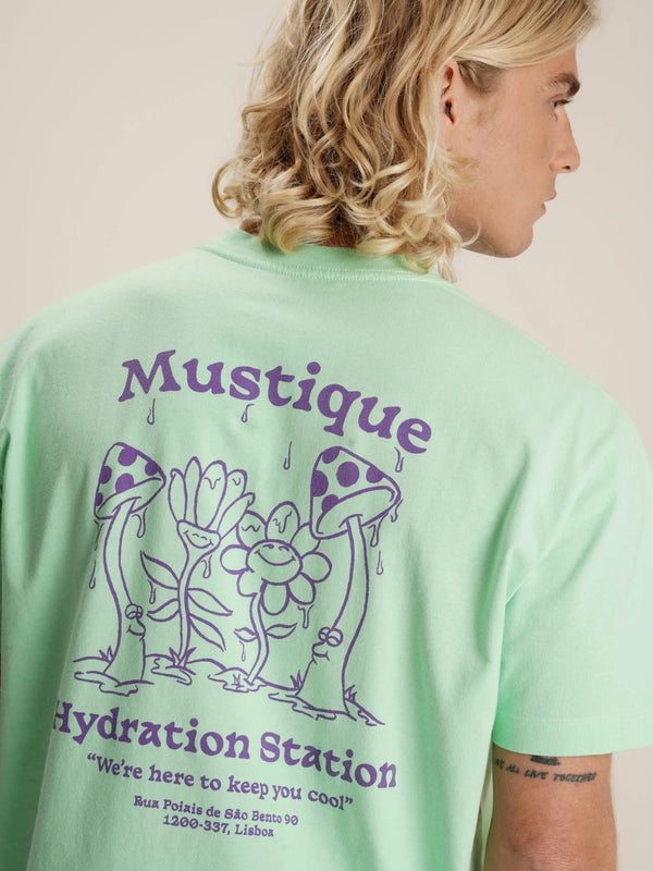 Green Hydration Station T-Shirt - Mustique