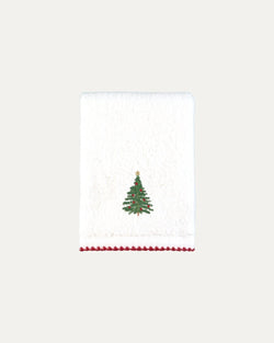 Christmas Pine Conch Shell Hand Towel - Mariaida Home