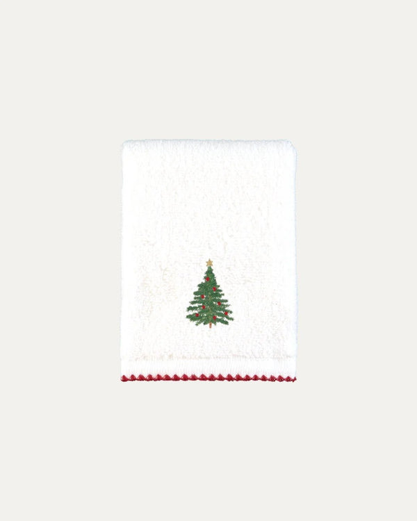 Christmas Pine Conch Shell Hand Towel - Mariaida Home