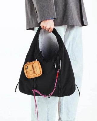 Cloud Hobo Small Black Tech Sateen
