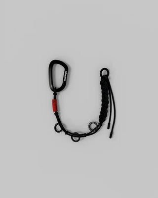 Braided Key Chain Black