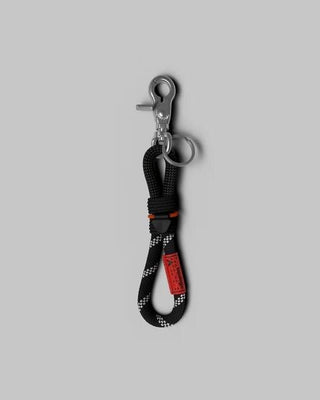 8.0mm Loop Key Holder Black Reflective