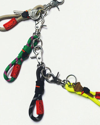8.0mm Loop Key Holder Black Reflective