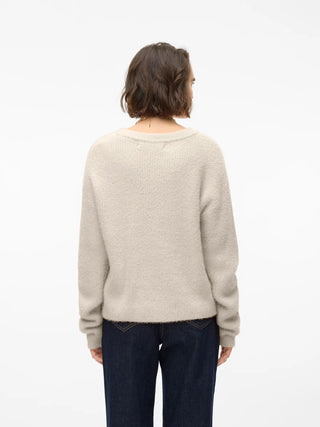 Comfort, Elevated: Relaxed Knit Pullover in a Fluffy Finish