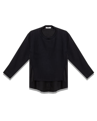 Contrast Hem Cotton Top