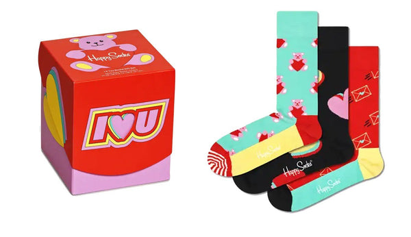 I Love You Socks Gift Set 3-Pack - Happy Socks