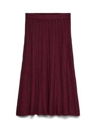 Effortlessly Midi – Ribbed Knit Skirt