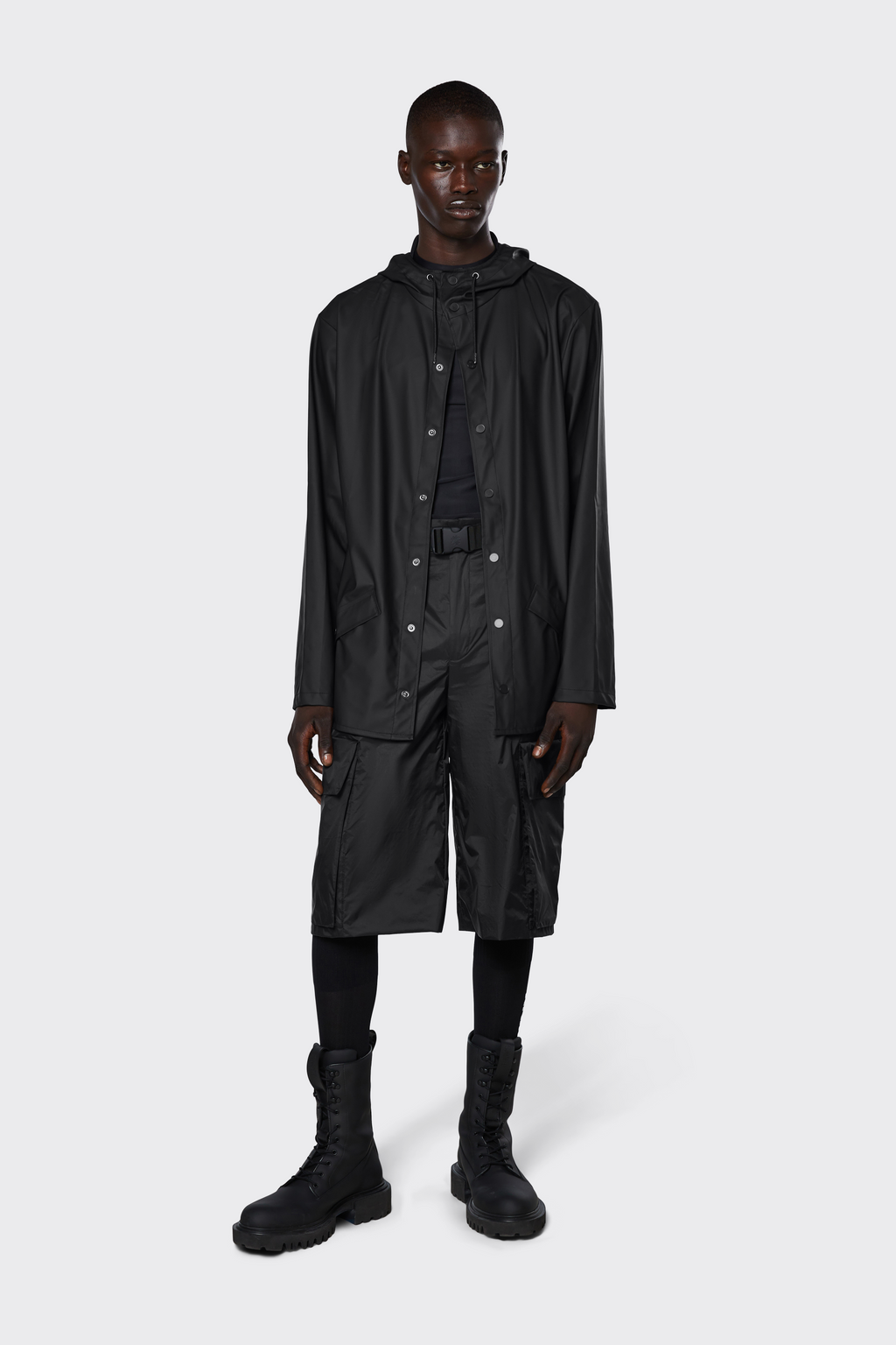 RAINS Black Jacket — Buy a Gift, Get a Gift