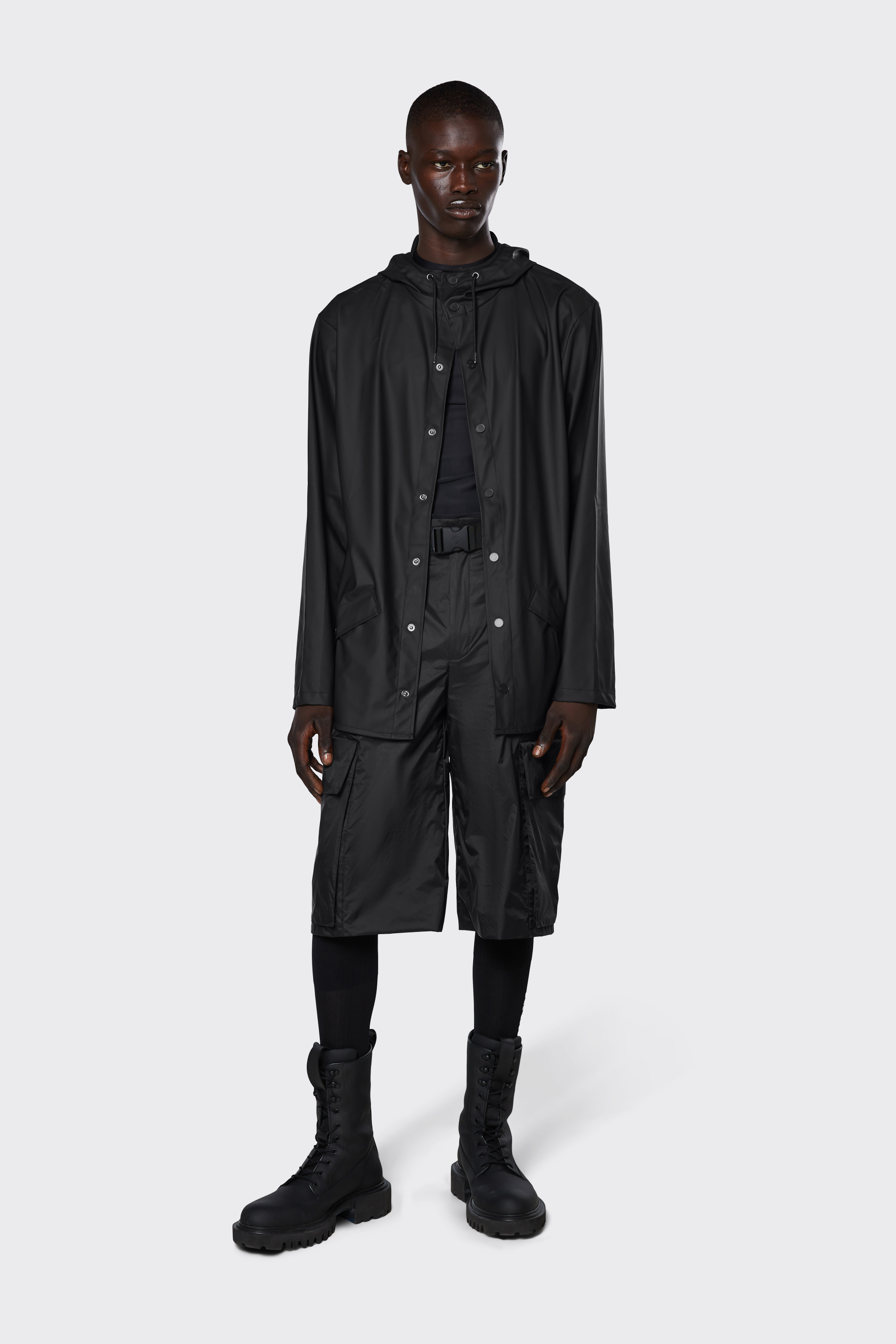 RAINS Black Jacket — Buy a Gift, Get a Gift