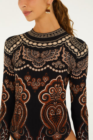 Nicole Long Sleeve Jersey Bodysuit