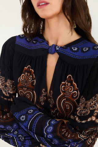Nicole Pleated Blouse