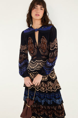 Nicole Pleated Blouse