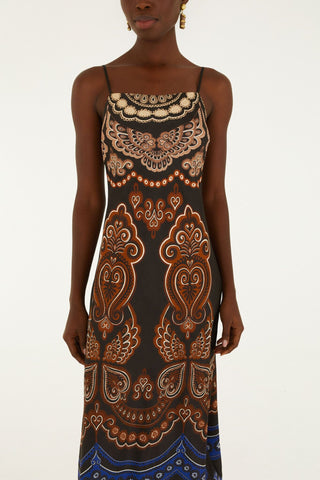 Nicole Sleeveless Slip Maxi Dress