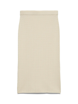 Cable Knit Midi Skirt