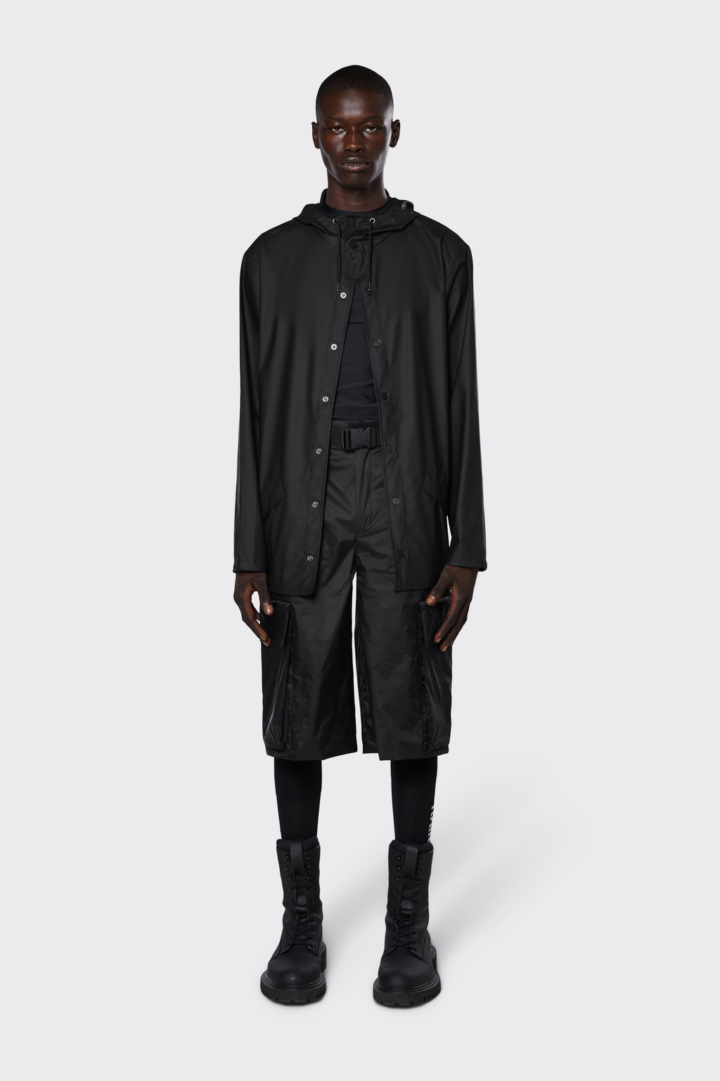 RAINS Black Jacket — Buy a Gift, Get a Gift