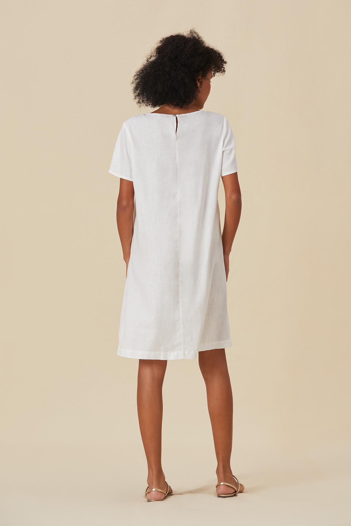 Florence Linen Dye Dress - Yogini