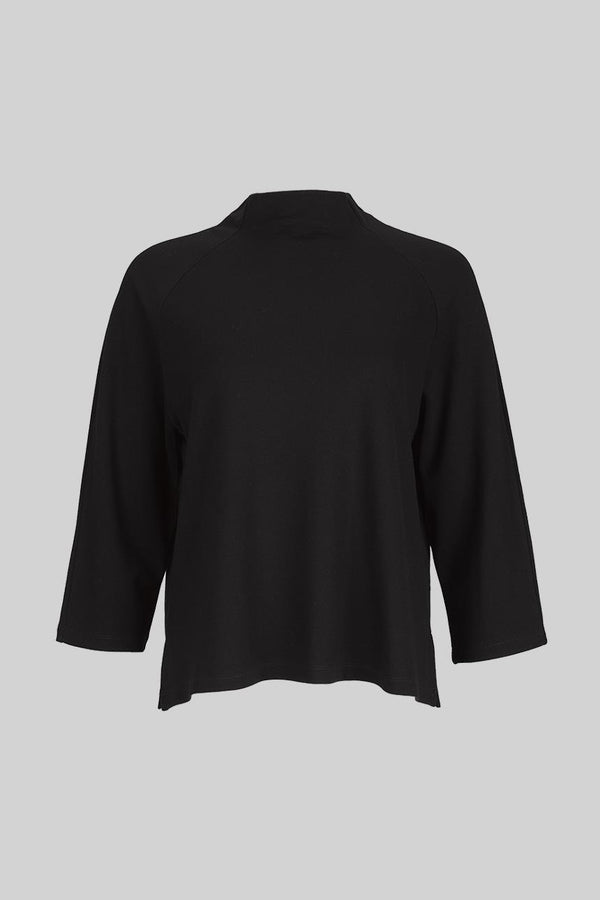 Perkins Long-Sleeve Blouse Collar - b. simple