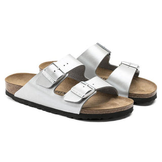 Arizona Graceful Silver Narrow - Birkenstock