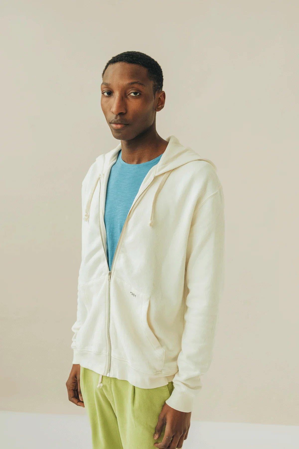 Hoodie with Zip Unisex - +351