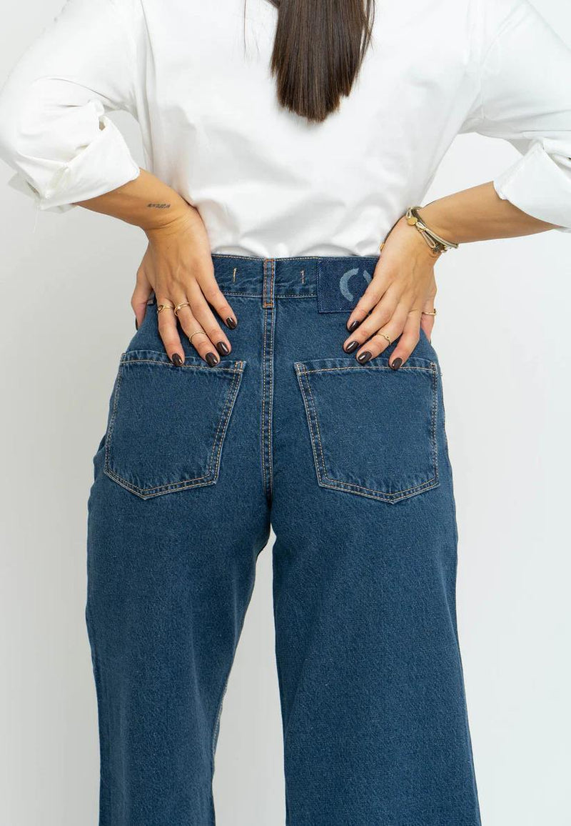 Wide Leg Details - NOWA Jeans