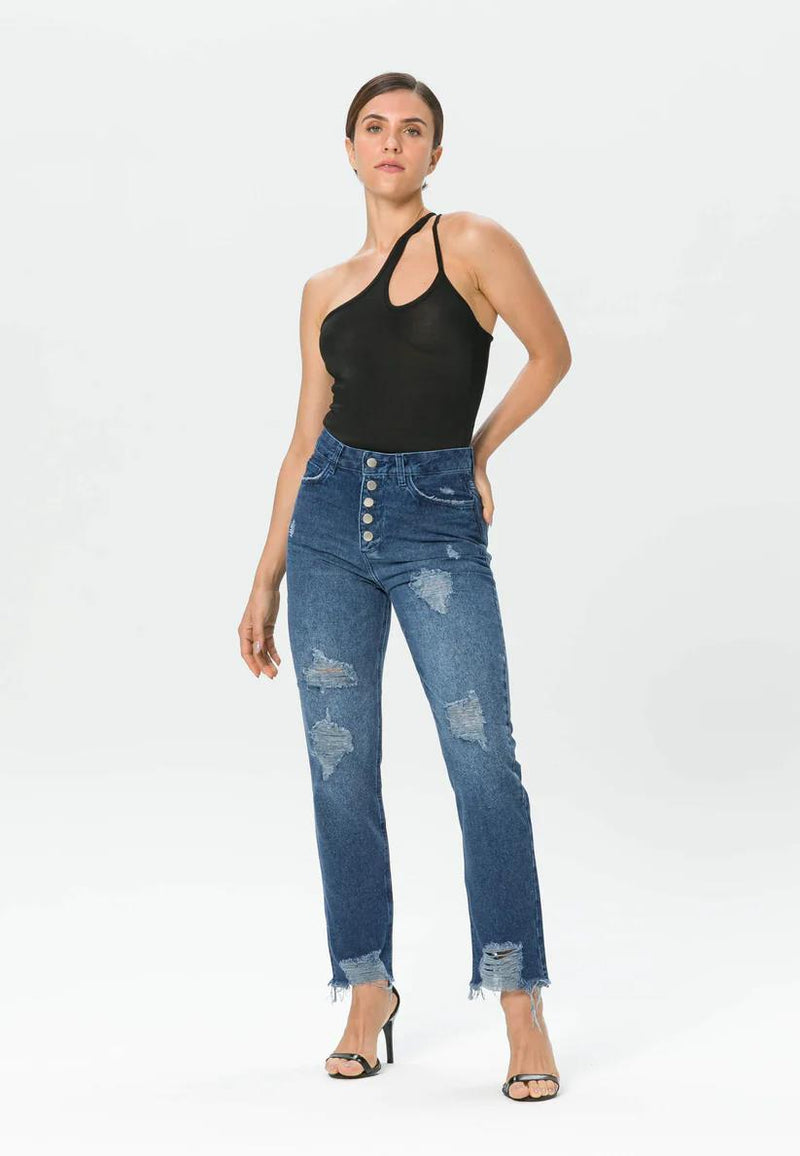 Straight Expression Ripped 0/02 - NOWA Jeans