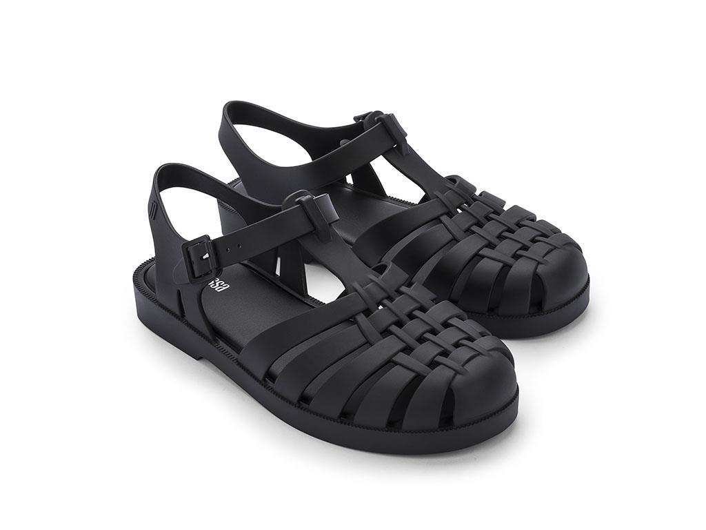 Possession Matte Black Sandal - Melissa