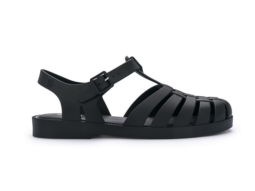 Possession Matte Black Sandal - Melissa