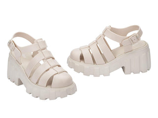Megan Beige Platform Sandal - Melissa