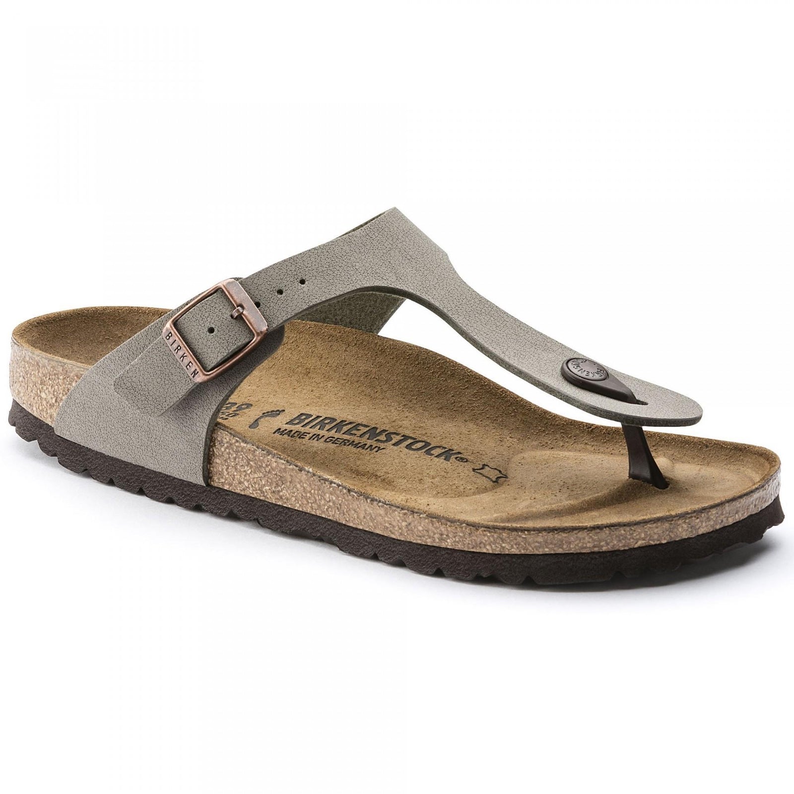 Gizeh Stone Nobuck Birko Flor Regular Birkenstock Be We