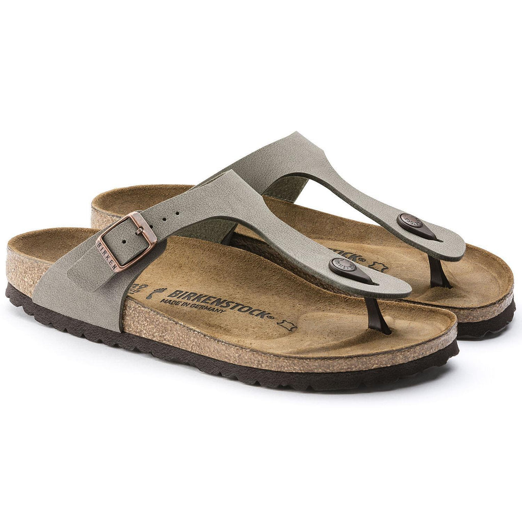 Gizeh Stone Nobuck Birko Flor Regular Birkenstock