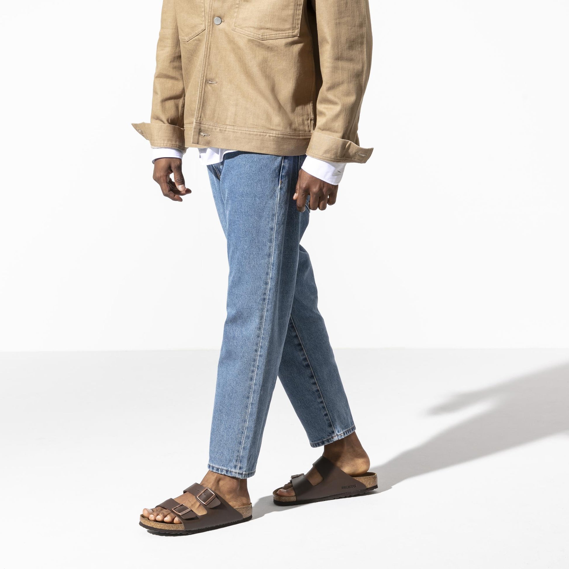 Arizona Dark Brown Birko-Flor Narrow - Birkenstock