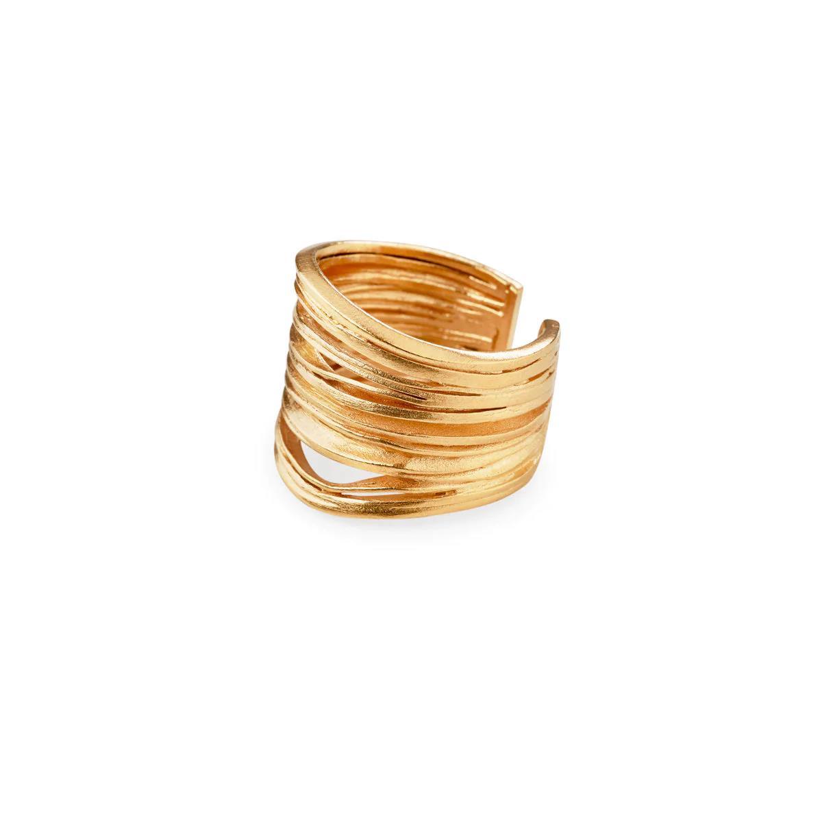 Oya Gold Plated Ring - Inês Telles
