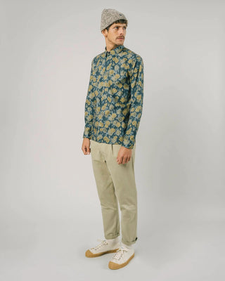 Flower Shirt Navy - Brava Fabrics