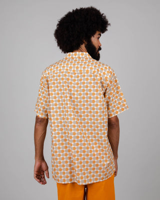 Eclipse Aloha Shirt Sand - Brava Fabrics