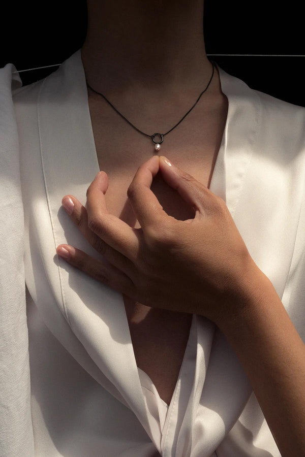 Azura Necklace With Pearl - Inês Telles