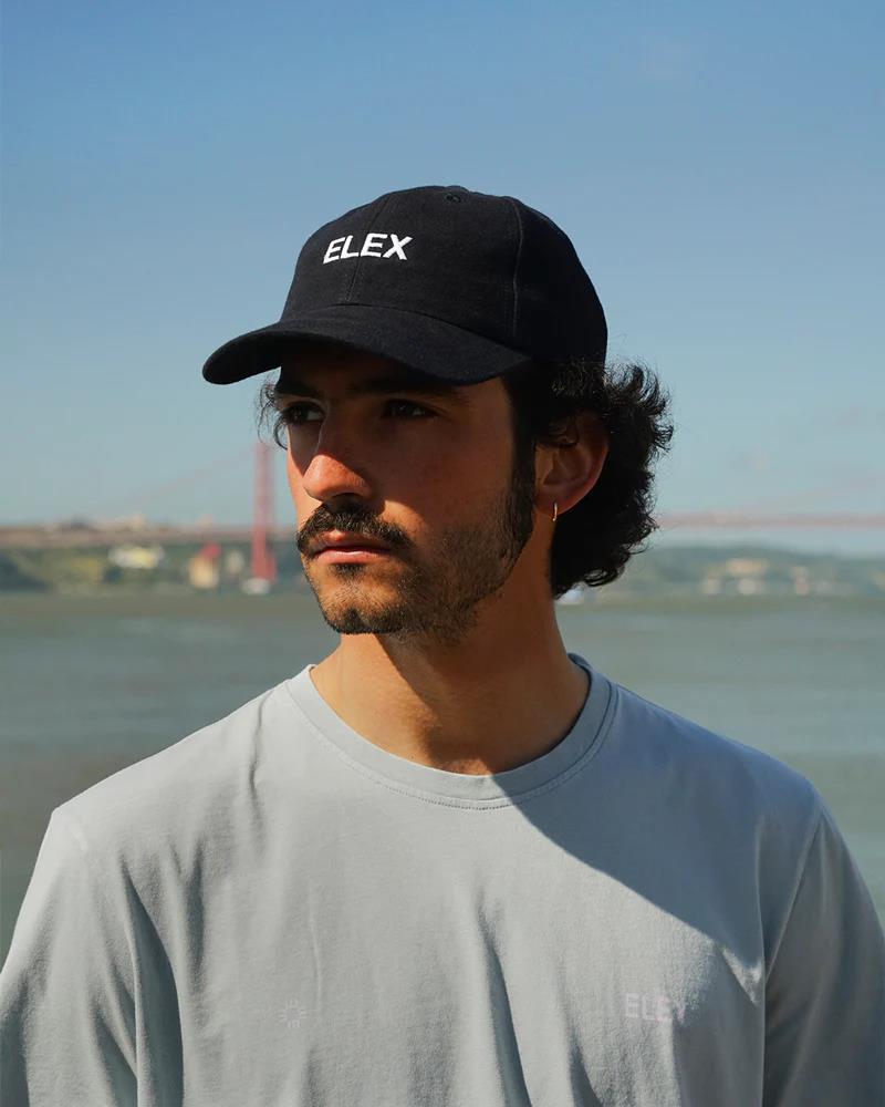 Black Cap with White Logo - ELEX