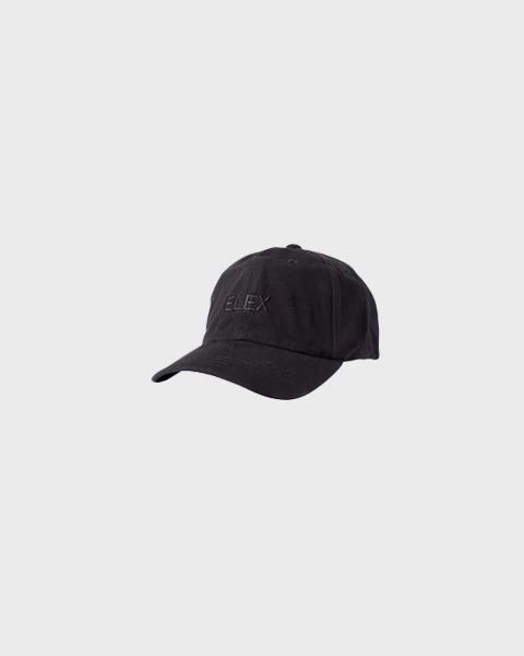 Black Cap with Black Logo  - ELEX
