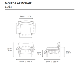 Moleca Armchair - 1963 . Sergio Rodrigues