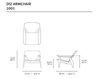 Diz Armchair - 2001 . Sergio Rodrigues