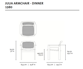 Julia Armchair - 1980 . Sergio Rodrigues