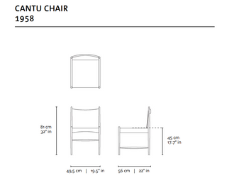 Cantu Chair - 1958 . Sergio Rodrigues