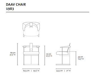 Daav Chair - 1973 . Sergio Rodrigues