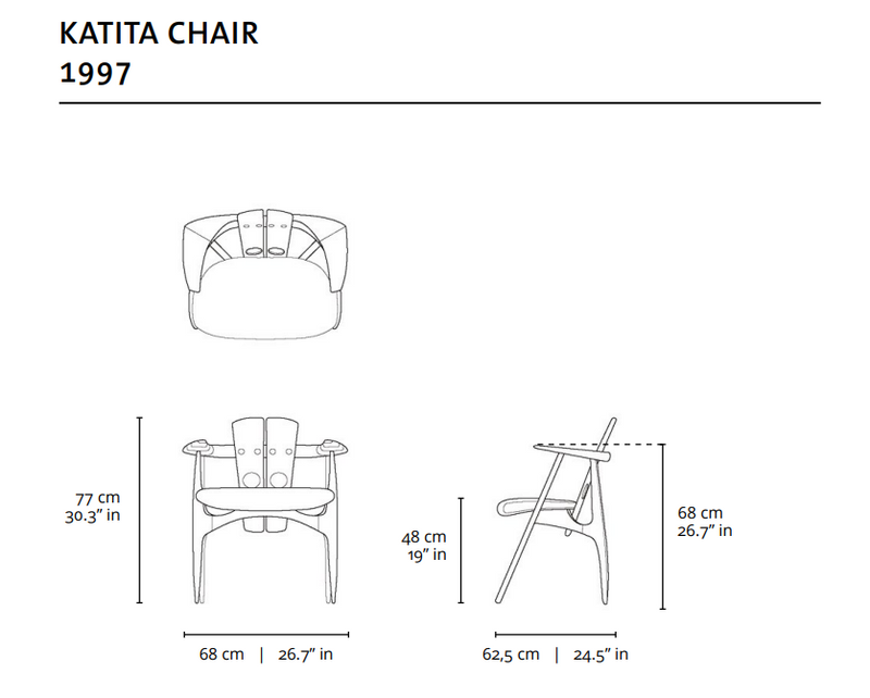 Katita Chair - 1997 . Sergio Rodrigues