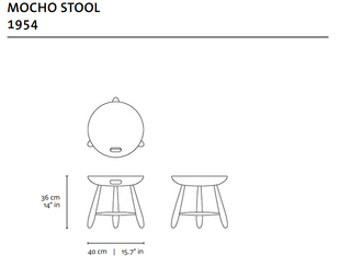 Mocho Stool - 1954 . Sergio Rodrigues